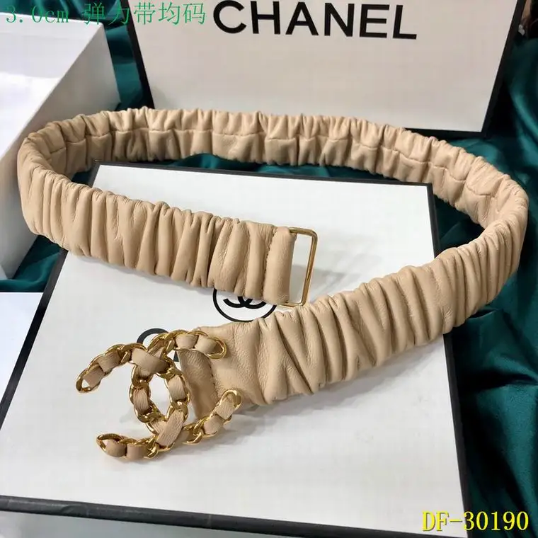 Chanel Belt 30mm 弹力带均码 8L134